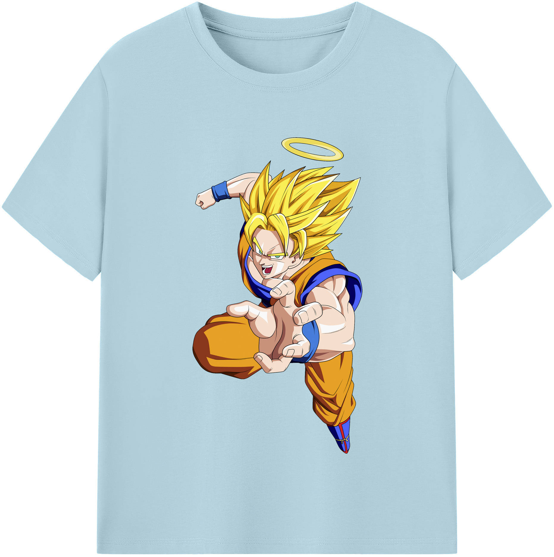 （画像用） ドラゴンボール 孫悟空（そん ごくう）Son Goku カカロット DRAGON BALL Kakarotto 綿100％半袖Tシャツ（フロントプリント）